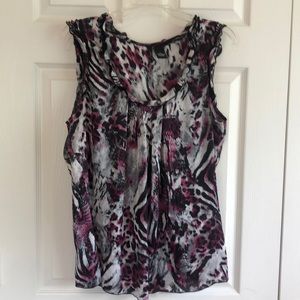 Ladies New Directions Printed Blouse XL